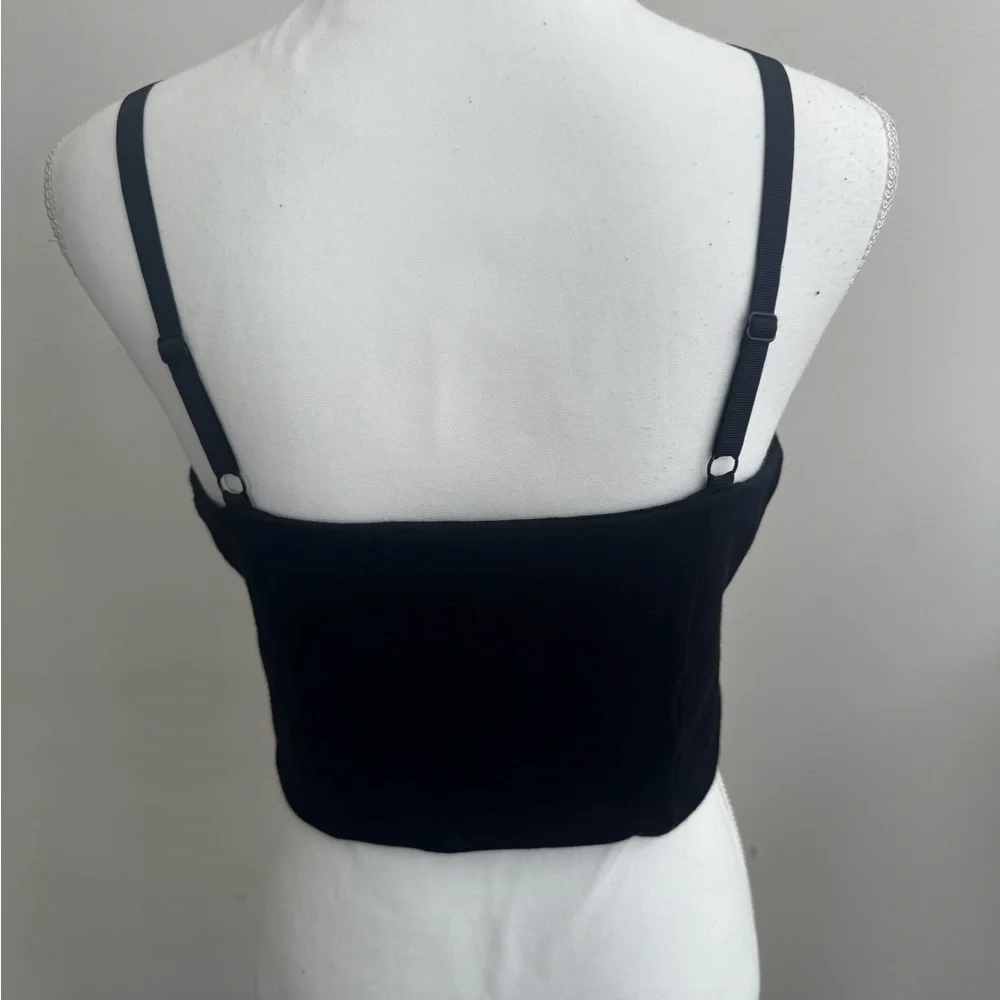 CAbi Black V-Neck Cropped Camisole - Picture 2 of 12